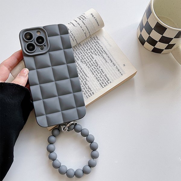 Étui pour bracelet en perles givrées Étui pour iPhone