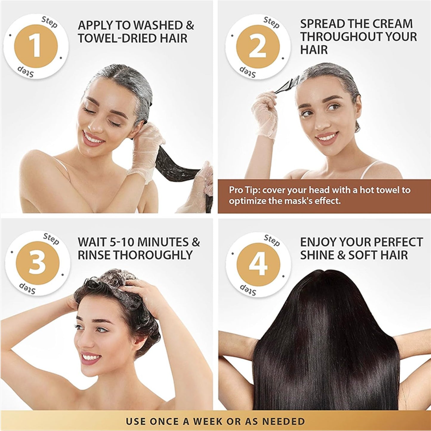 đ„Vente chaudeđ-CrĂšme capillaire nourrissante en profondeur (rend les cheveux doux et lisses)