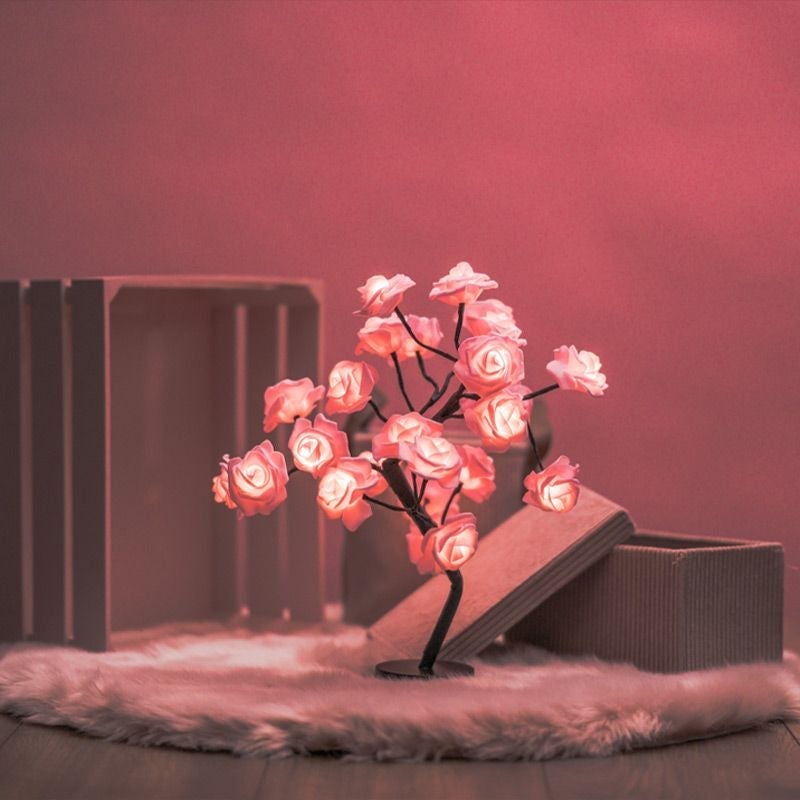 Lampe de table Rose éternelle