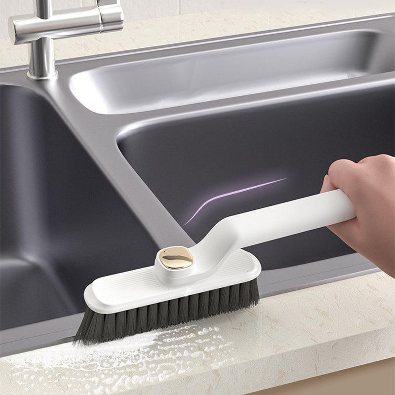 Brosse de nettoyage de crevasses rotative multifonction 3 en 1
