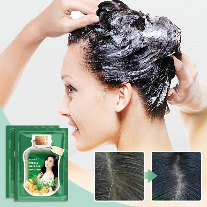 Shampooing Teinture Capillaire à Bulles de Plantes