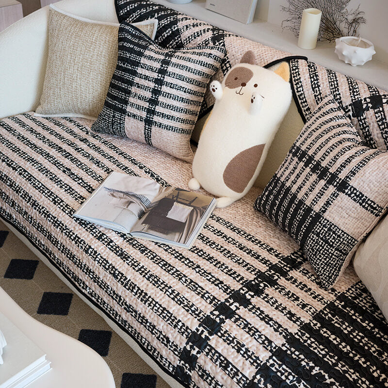 đ
đ PrĂ© - vente de NoĂ«l - 50% de rabais đâ--Housse de canapĂ© en coton lĂ©ger et luxueux housse de canapĂ© de protection pour meubles anti - rayures