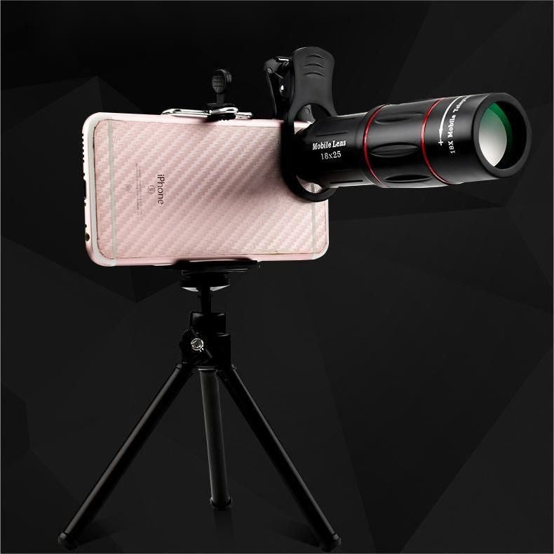 🎄🎅Les meilleurs cadeaux de Noël 🎁--Kit téléobjectif avec monture à clip pour smartphones