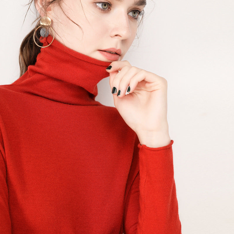 🎊 Pré - vente de Noël - 40% de rabais 🎊2023 Automne et hiver - Pull fin épais à col montant