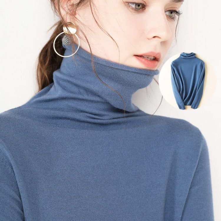🎊 Pré - vente de Noël - 40% de rabais 🎊2023 Automne et hiver - Pull fin épais à col montant
