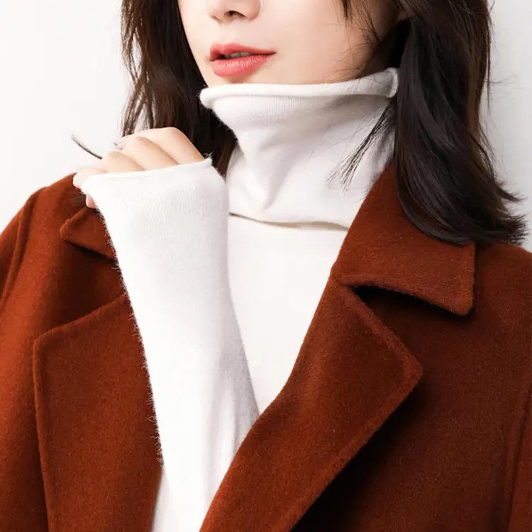 🎊 Pré - vente de Noël - 40% de rabais 🎊2023 Automne et hiver - Pull fin épais à col montant