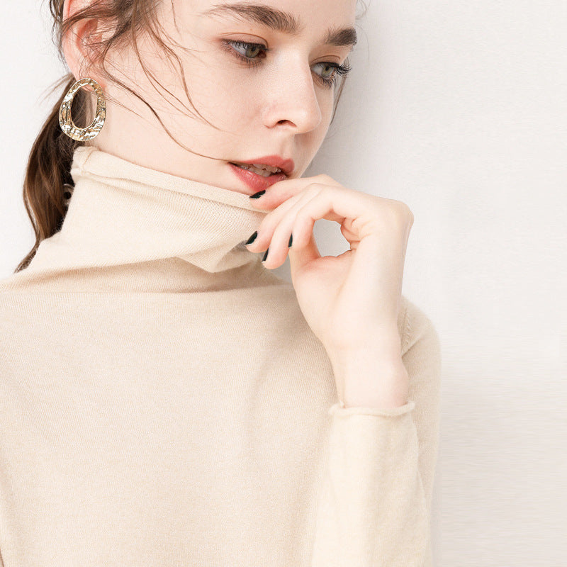 🎊 Pré - vente de Noël - 40% de rabais 🎊2023 Automne et hiver - Pull fin épais à col montant