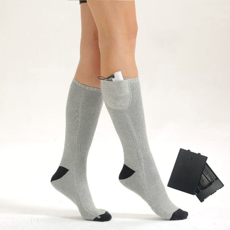 đ NoĂ«l prĂ© - vente - 50% off đ Chaussettes chauffantes Ă  tempĂ©rature rĂ©glable - batterie amĂ©liorĂ©e - unisexe
