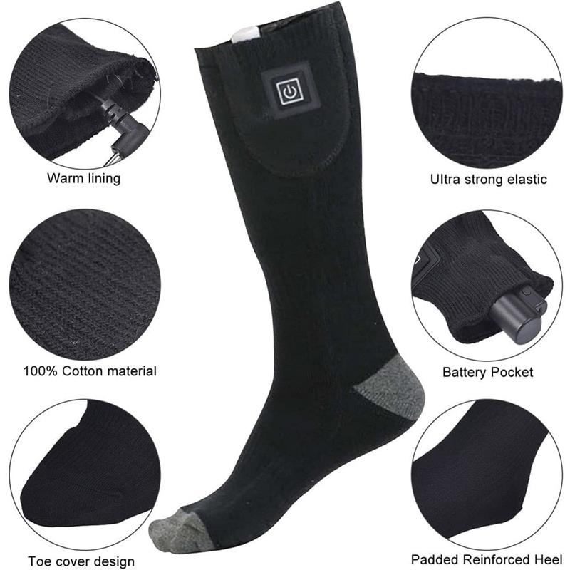 đ NoĂ«l prĂ© - vente - 50% off đ Chaussettes chauffantes Ă  tempĂ©rature rĂ©glable - batterie amĂ©liorĂ©e - unisexe