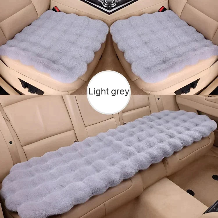 🎅🎊 Pré - vente de Noël - 50% de rabais 🎊⛄-- Ensemble de coussins de siège de voiture en peluche épaisse de luxe