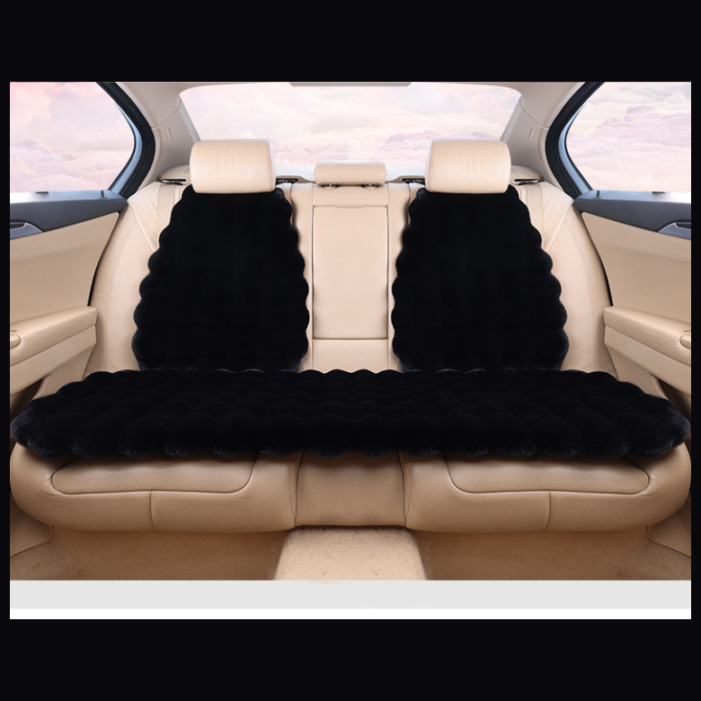 🎅🎊 Pré - vente de Noël - 50% de rabais 🎊⛄-- Ensemble de coussins de siège de voiture en peluche épaisse de luxe