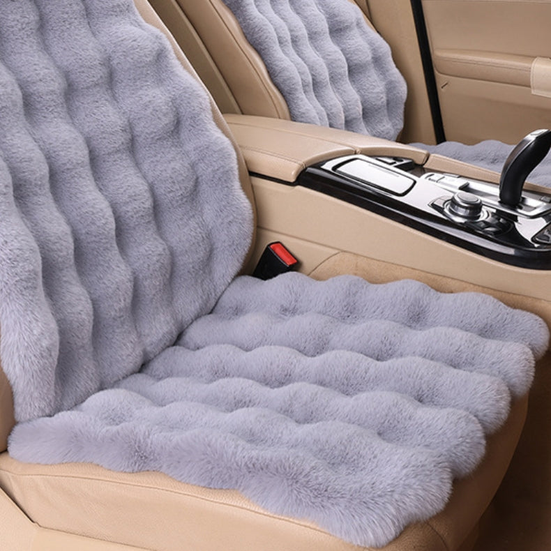 🎅🎊 Pré - vente de Noël - 50% de rabais 🎊⛄-- Ensemble de coussins de siège de voiture en peluche épaisse de luxe