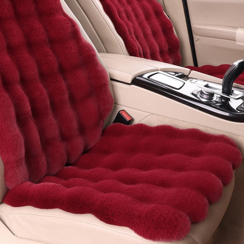 🎅🎊 Pré - vente de Noël - 50% de rabais 🎊⛄-- Ensemble de coussins de siège de voiture en peluche épaisse de luxe