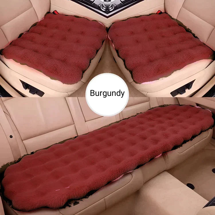 🎅🎊 Pré - vente de Noël - 50% de rabais 🎊⛄-- Ensemble de coussins de siège de voiture en peluche épaisse de luxe