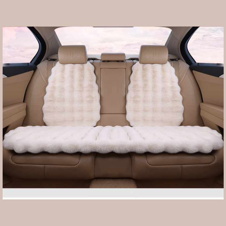 🎅🎊 Pré - vente de Noël - 50% de rabais 🎊⛄-- Ensemble de coussins de siège de voiture en peluche épaisse de luxe