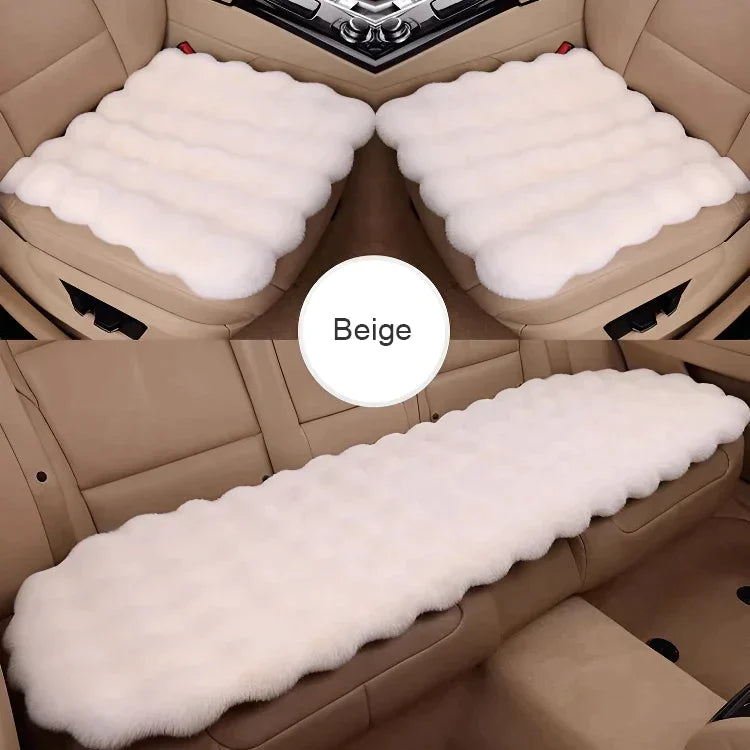 🎅🎊 Pré - vente de Noël - 50% de rabais 🎊⛄-- Ensemble de coussins de siège de voiture en peluche épaisse de luxe