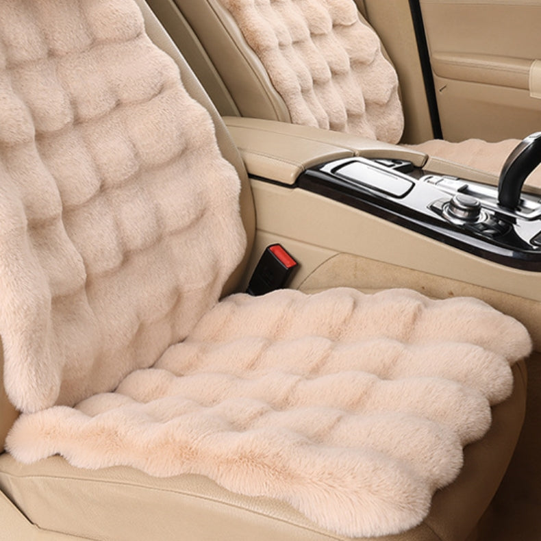 🎅🎊 Pré - vente de Noël - 50% de rabais 🎊⛄-- Ensemble de coussins de siège de voiture en peluche épaisse de luxe