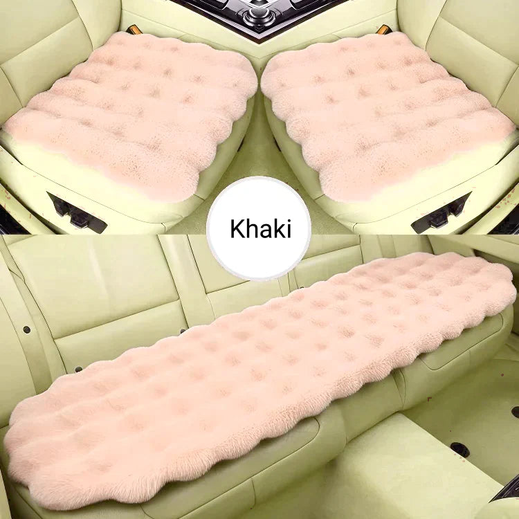 🎅🎊 Pré - vente de Noël - 50% de rabais 🎊⛄-- Ensemble de coussins de siège de voiture en peluche épaisse de luxe