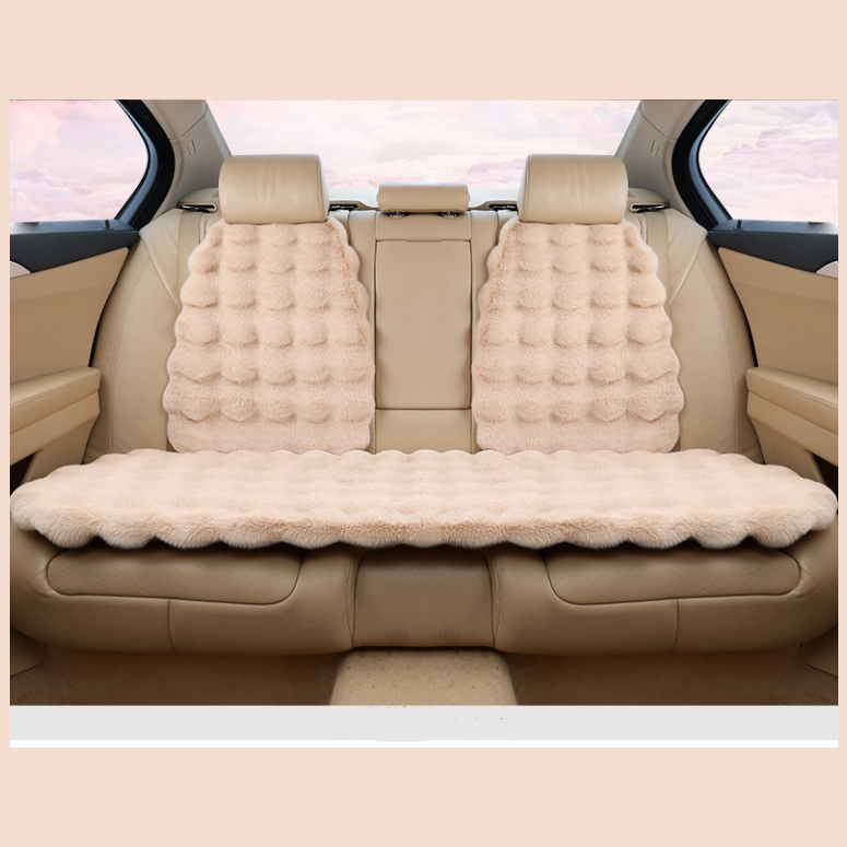 🎅🎊 Pré - vente de Noël - 50% de rabais 🎊⛄-- Ensemble de coussins de siège de voiture en peluche épaisse de luxe
