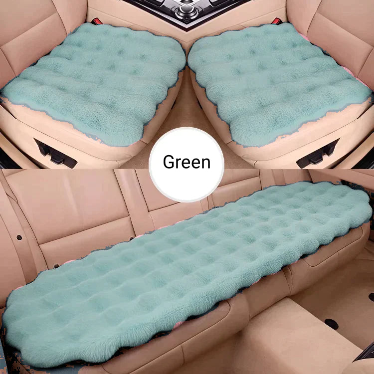 🎅🎊 Pré - vente de Noël - 50% de rabais 🎊⛄-- Ensemble de coussins de siège de voiture en peluche épaisse de luxe