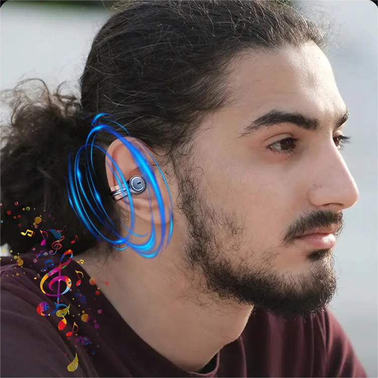 Cadeau idéal - casque Bluetooth sans fil à conduction osseuse