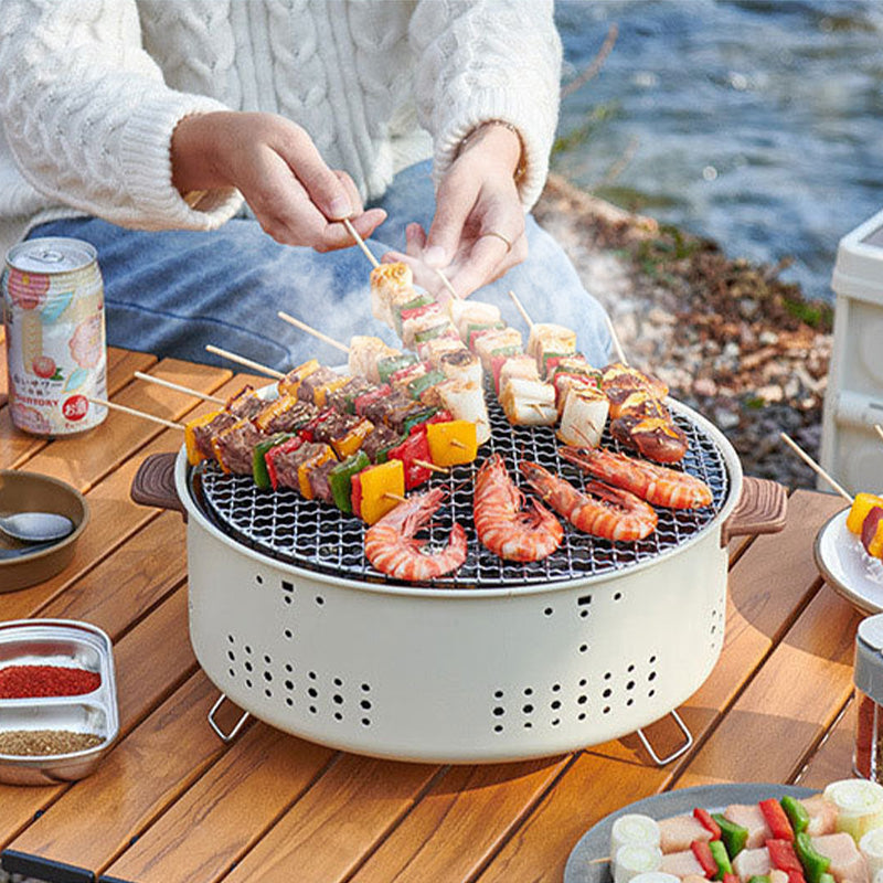 🎅🎊 Noël pré - vente - 50% off 🎊⛄--Barbecue de camping extérieur portable 3 en 1