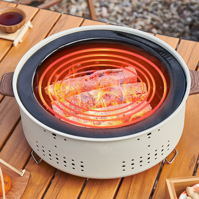 🎅🎊 Noël pré - vente - 50% off 🎊⛄--Barbecue de camping extérieur portable 3 en 1
