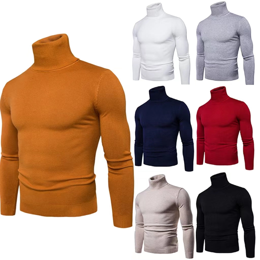 🎅🎄 Soldes de Noël 🥳- Chandail chaud col roulé pour homme