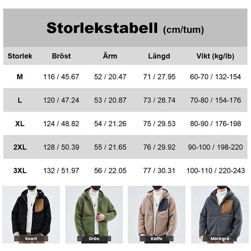 Cardigan à capuche en cachemire artificiel épaissi pour hommes - Excellent cadeau