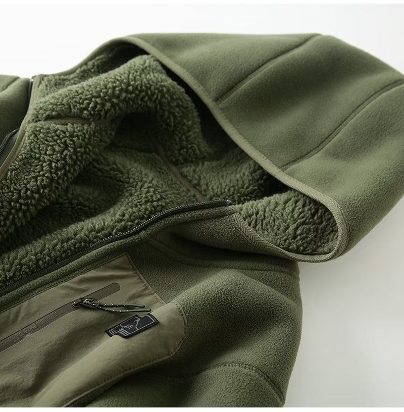 Cardigan à capuche en cachemire artificiel épaissi pour hommes - Excellent cadeau