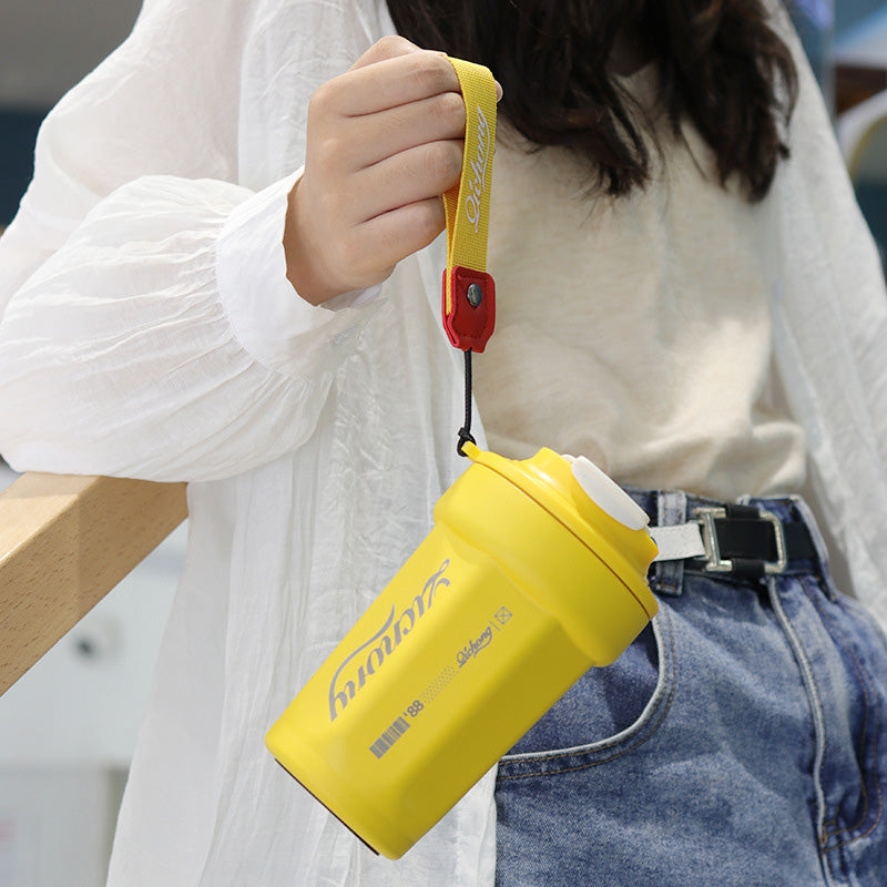 Tasse d'isolation sous vide portable en acier inoxydable