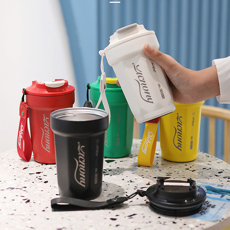 Tasse d'isolation sous vide portable en acier inoxydable