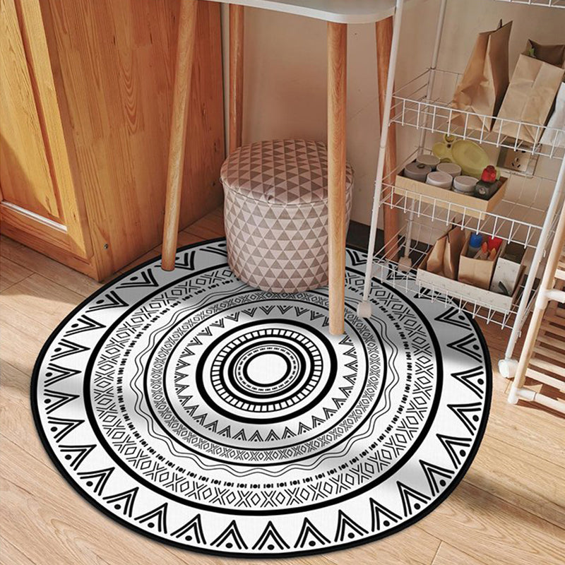 🎊 Soldes de Noël - 50% de réduction 🎊 Tapis de sol antidérapant absorbant géométrique circulaire