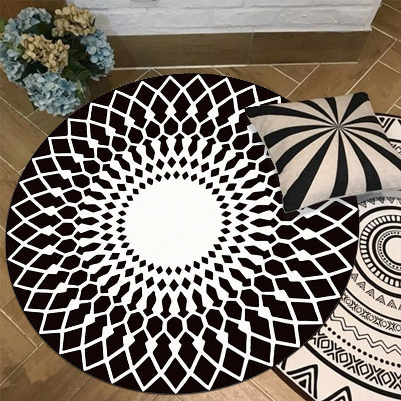🎊 Soldes de Noël - 50% de réduction 🎊 Tapis de sol antidérapant absorbant géométrique circulaire