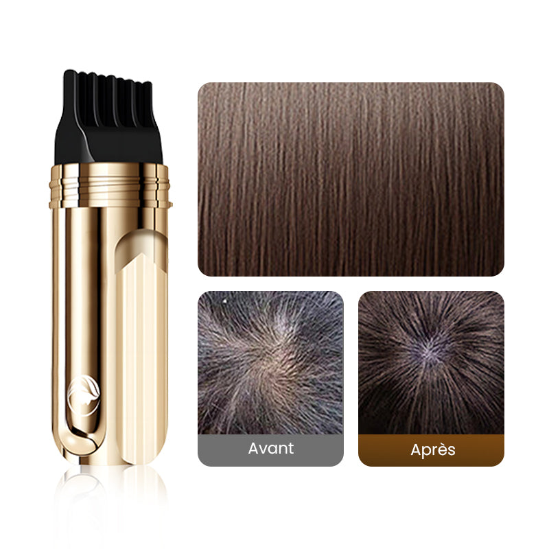 🔥 DERNIERES HEURES – 50% DE RÉDUCTION ! Peigne Colorant 2 en 1 pour Cheveux Gris – Sans Chimie, Sans Taches, Résistant à l’Eau