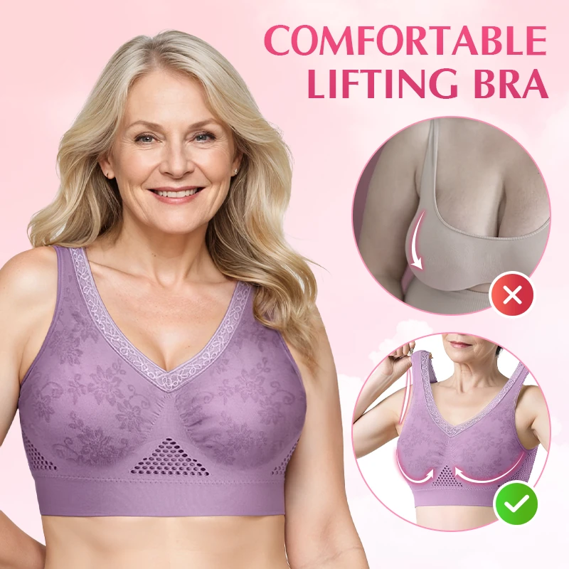 【✨1 + 1 gratuit - 2 pièces】Soutien-gorge en dentelle sans coutures à maintien élevé pour femmes
