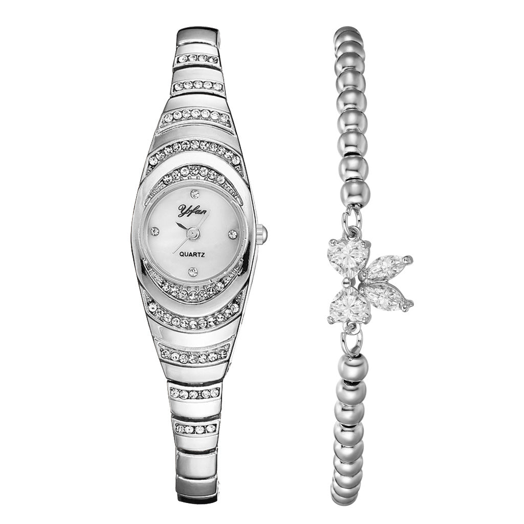 ⏳Offre spéciale limitée dans le temps : 52% de réduction💎Montre à bracelet en strass pour femmes⌚