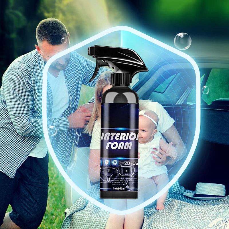 🔥60% de réduction🔥Spray nettoyant mousse multi-usages pour intérieurs de voiture