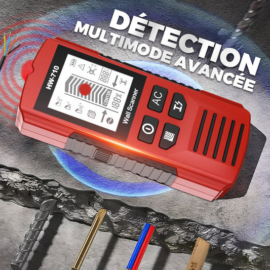 🎉 Offre spéciale 2025 : 50% de réduction ! 💯🪛Détecteur de métaux et de murs portable multifonction