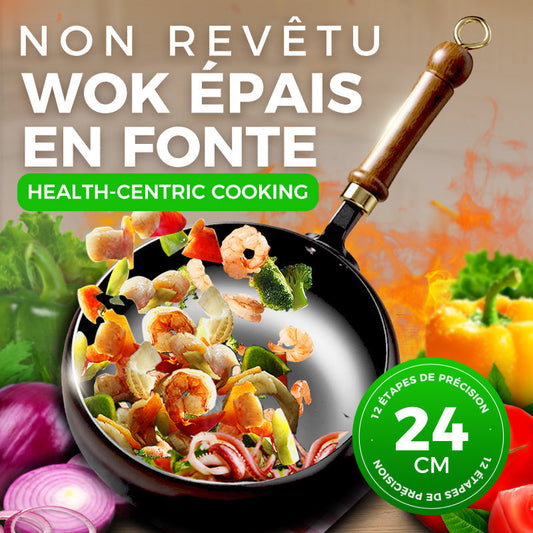 🍳Vente flash🔥Poêle antiadhésive ultra-légère, sans revêtement, en fonte épaisse(🔥55% de réduction)