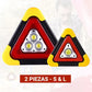 🔥2025 Nouveauté🔥 Feu d'avertissement de secours solaire triangulaire 3-en-1 pour bord de route