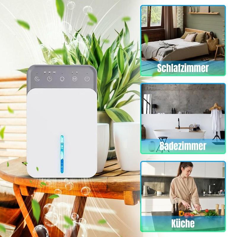 Déshumidificateur Ntelligent - 220 V Avec Voyants LED Multicolores et Minuterie Automatique - Faible Consommation D'énergie et Fonctionnement Silencieux - Idéal Pour Les Chambres à Coucher et Les Caves