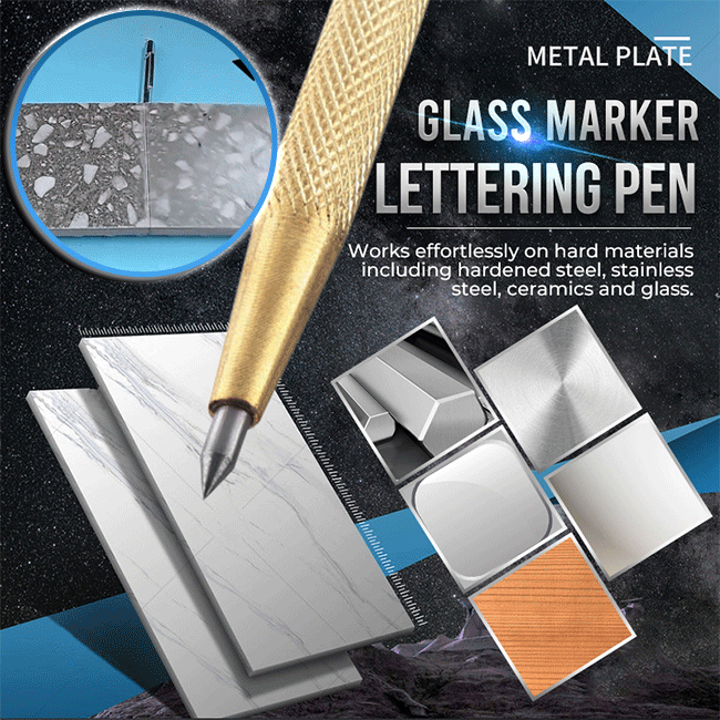 🔥 50 % de réduction ! ✏️ Stylo Marqueur en Acier au Tungstène – Coupe Verre, Carrelage, Marbre & Métal avec Précision Chirurgicale ! 💎🔧