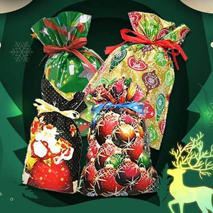 🎅Le sac cadeau le plus exquis au monde🎁Sac cadeau de Noël avec cordon de serrage