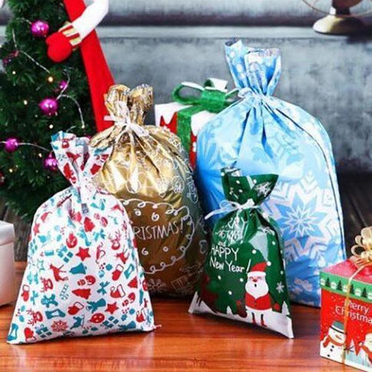 🎅Le sac cadeau le plus exquis au monde🎁Sac cadeau de Noël avec cordon de serrage