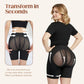 Short gainant taille haute pour rehausser les fesses