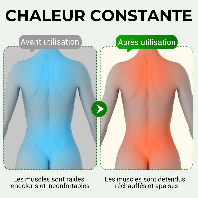 ✨✨Votre propre masseur☺️Coussin de massage multifonctionnel à pétrissage profond avec chaleur【Livraison gratuite】