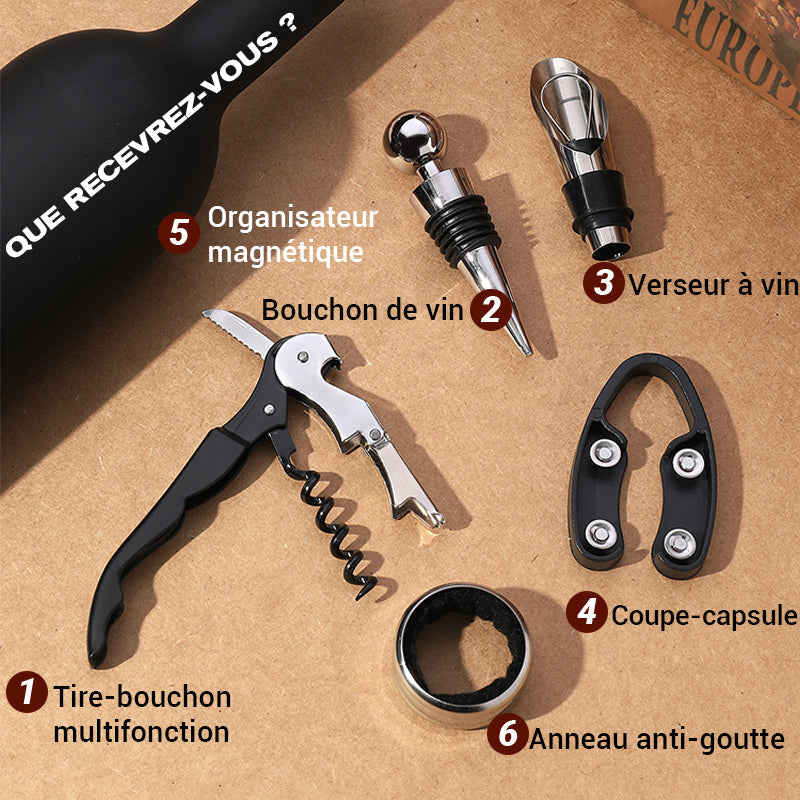 🔥Offre spéciale 2025💖Coffret à Tire-bouchon pour Amateurs de Vin
