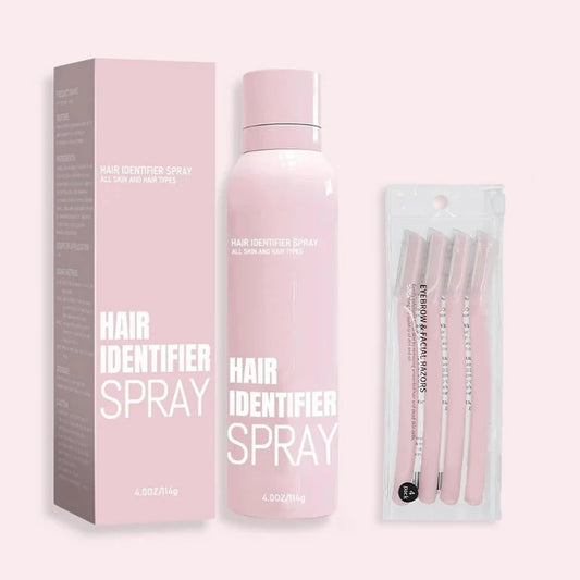 Spray d'identification des cheveux + Kit dermaplaner