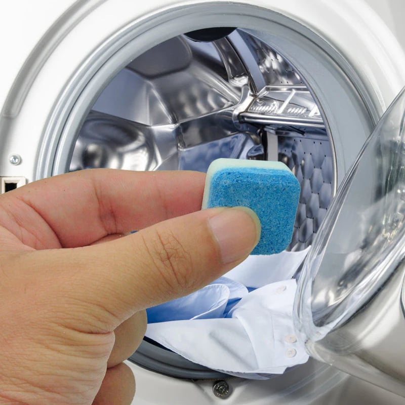 📢 Achetez 5, obtenez 5 GRATUITS ⏰ Tablettes de Nettoyage pour Lave-Linge – Éliminent les résidus, désinfectent à 99 % & compatibles hublot/frontal ! 🌀🧼